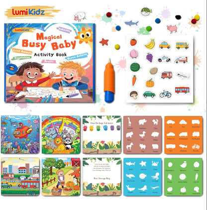 3-In-1 Reusable Water Painting Book for Kids