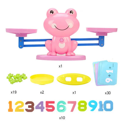 New Montessori Math Toy Monkey Digital Maths Balance Scale Toy Educational Balancing Scale Number Board Game Kids Learning Toys