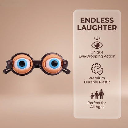 Crazy Blinking Winking Eye Glasses with Soft Comfort Nose Pads