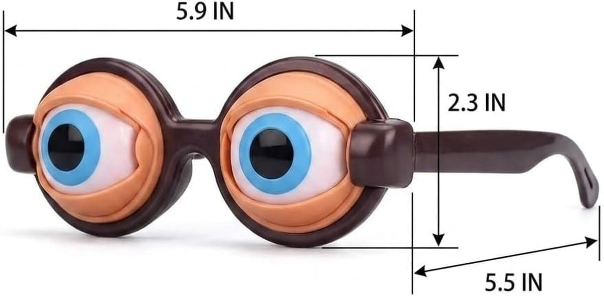 Crazy Blinking Winking Eye Glasses with Soft Comfort Nose Pads