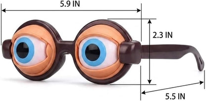 Crazy Blinking Winking Eye Glasses with Soft Comfort Nose Pads