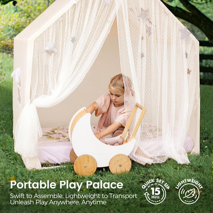 Kids Play Tent, Indoor Playhouse for Ages 3+, Large Reading Nook