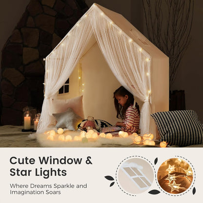 Kids Play Tent, Indoor Playhouse for Ages 3+, Large Reading Nook