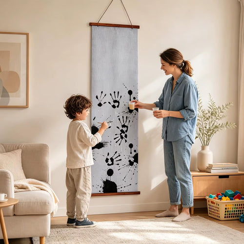 Water Drawing Canvas Large Reusable Non Slip Template Pens Frame Water Pen Painting Drawing Canvas for School Classroom Home