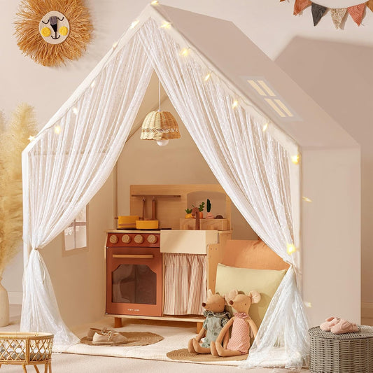 Kids Play Tent, Indoor Playhouse for Ages 3+, Large Reading Nook