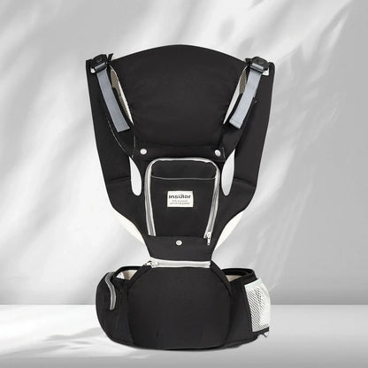 3 in 1 Baby Carrier Multi-Functional Childs Waist Stool Breathable Waist Stool with Hip Seat Front Hold Portable 4 Season