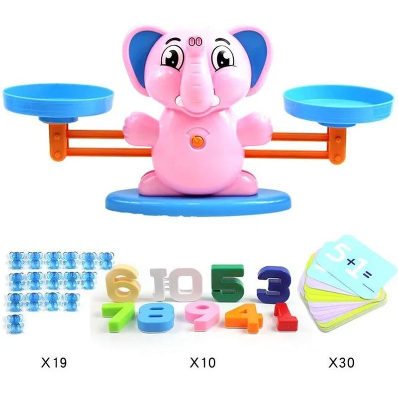 New Montessori Math Toy Monkey Digital Maths Balance Scale Toy Educational Balancing Scale Number Board Game Kids Learning Toys