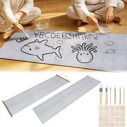 Water Drawing Canvas Large Reusable Non Slip