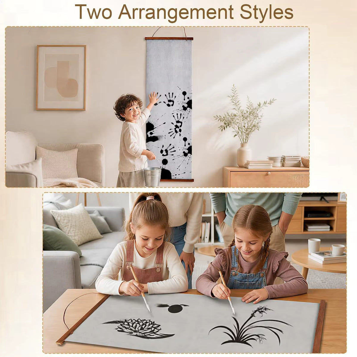 Water Drawing Canvas Large Reusable Non Slip