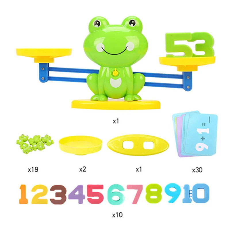 New Montessori Math Toy Monkey Digital Maths Balance Scale Toy Educational Balancing Scale Number Board Game Kids Learning Toys