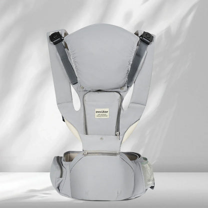 3 in 1 Baby Carrier Multi-Functional Childs Waist Stool Breathable Waist Stool with Hip Seat Front Hold Portable 4 Season