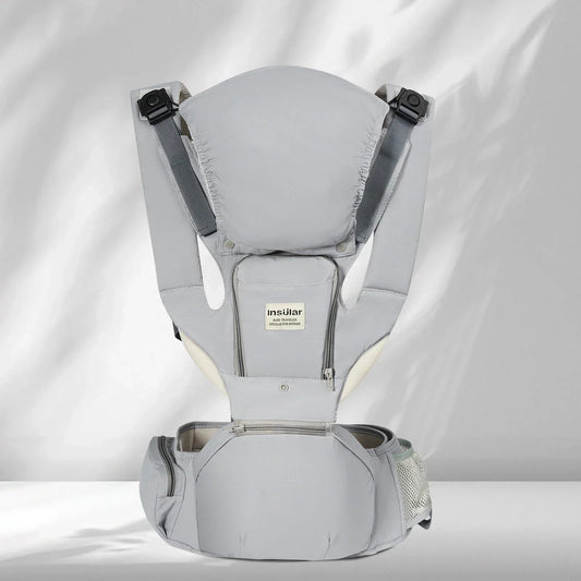 3 in 1 Baby Carrier Multi-Functional Childs Waist Stool Breathable Waist Stool with Hip Seat Front Hold Portable 4 Season